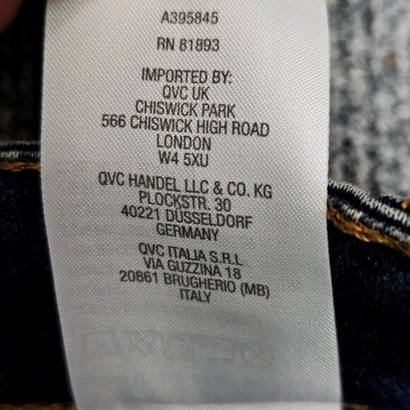 Haute Hippie Tribe Women's Denim Bermuda Shorts Size 14 Frayed Hem Stretchy Cott - Picture 6 of 9